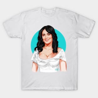 Salma Hayek - An illustration by Paul Cemmick T-Shirt